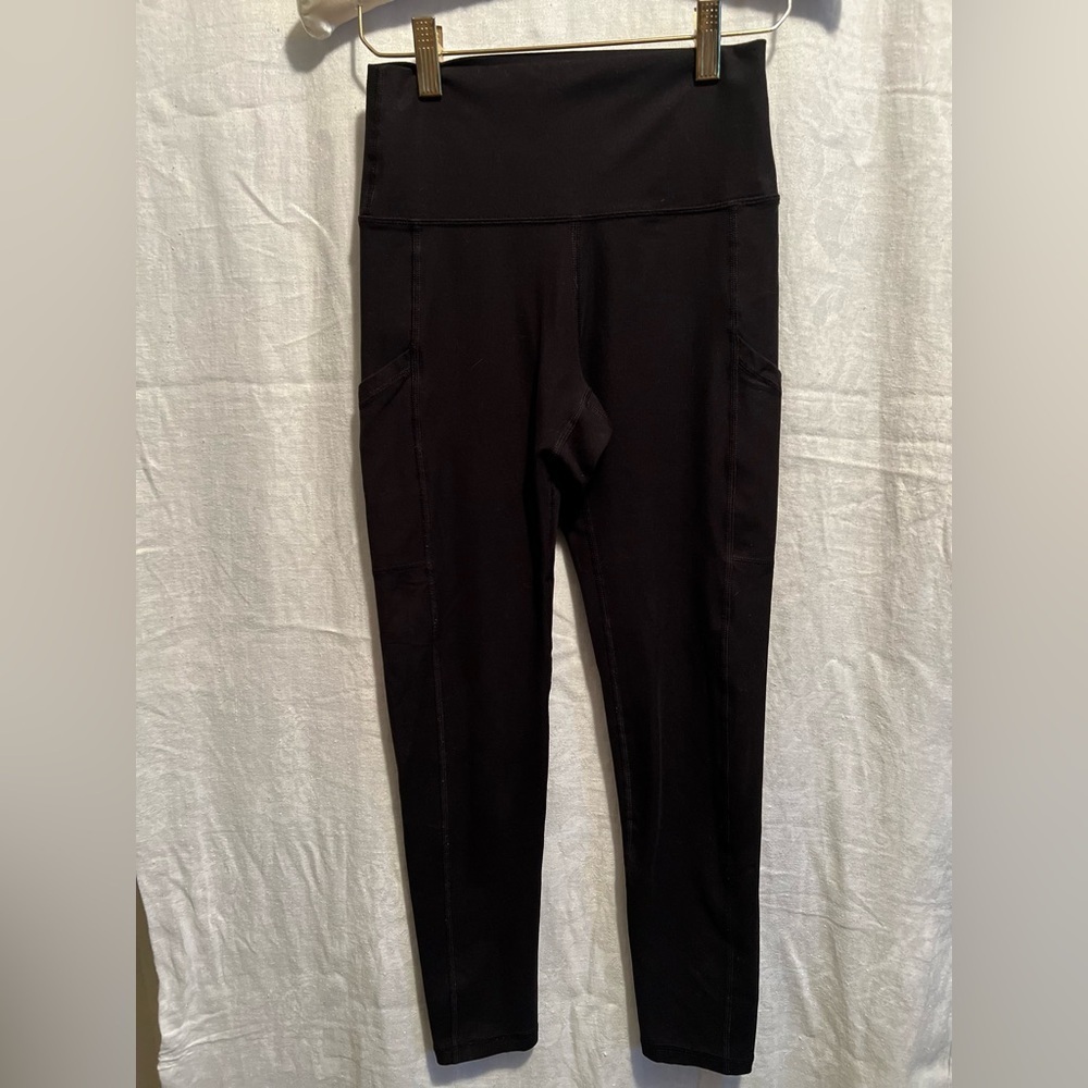 Aerie chill black leggings. Size small. Great shape. - Picture 1 of 5